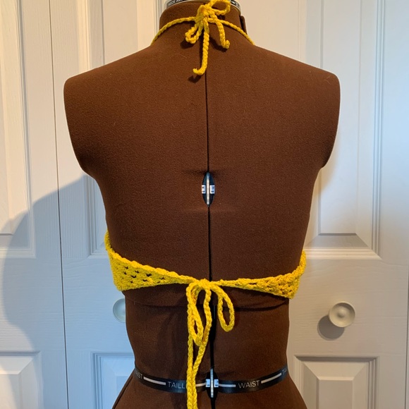 Yellow crochet top - Picture 3 of 3